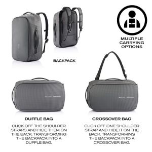 Рюкзак XD Design Bobby Bobby Duffle Anti-Theft Travelbag, Black (P705.271) - фото 5