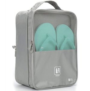 Дорожній органайзер для обуви Travel Shoes Case, серый - фото 3