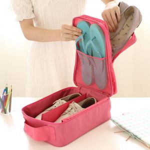 Дорожній органайзер для обуви Travel Shoes Case, серый - фото 4