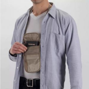 Нашийний гаманець Undercover Neck Wallet DLX Khaki - фото 5